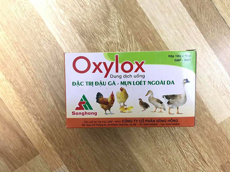 Thuốc chữa bệnh đậu gà hiệu quả Oxylox